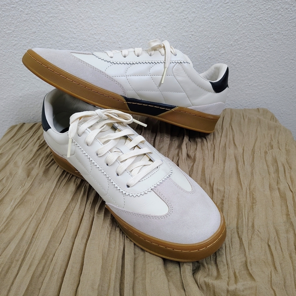 Cole Haan GrandSeries Women’s Leather Sneakers White Gum Sole Size 10B